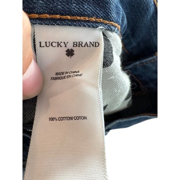 Lucky Brand 329 Classic Straight Blue Jeans Mens 40x32 Denim 100% Cotton Made In - Picture 4 of 6